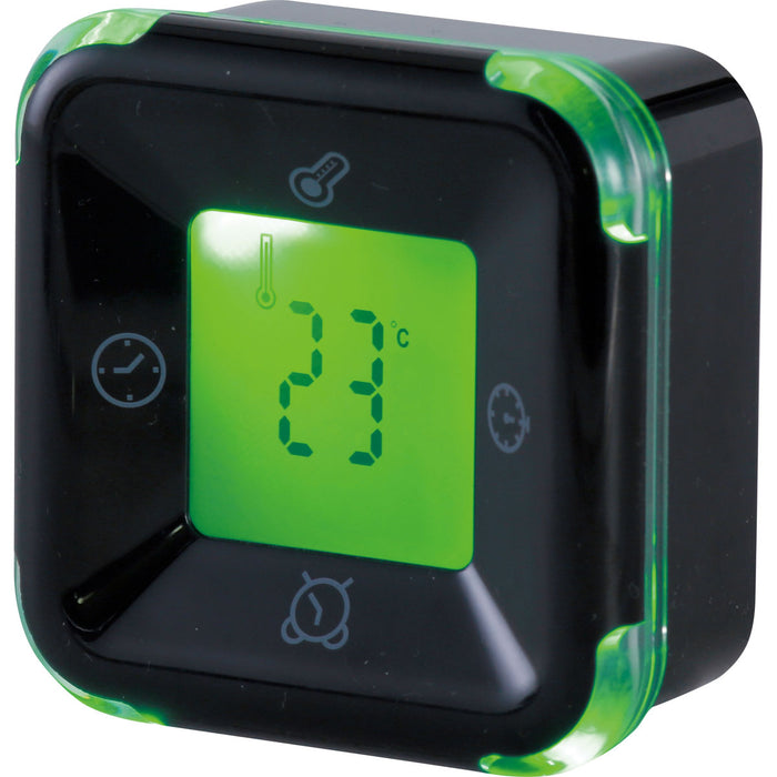 DIGITAL MULTIFUNCTION CLOCK PIROUETTE BK