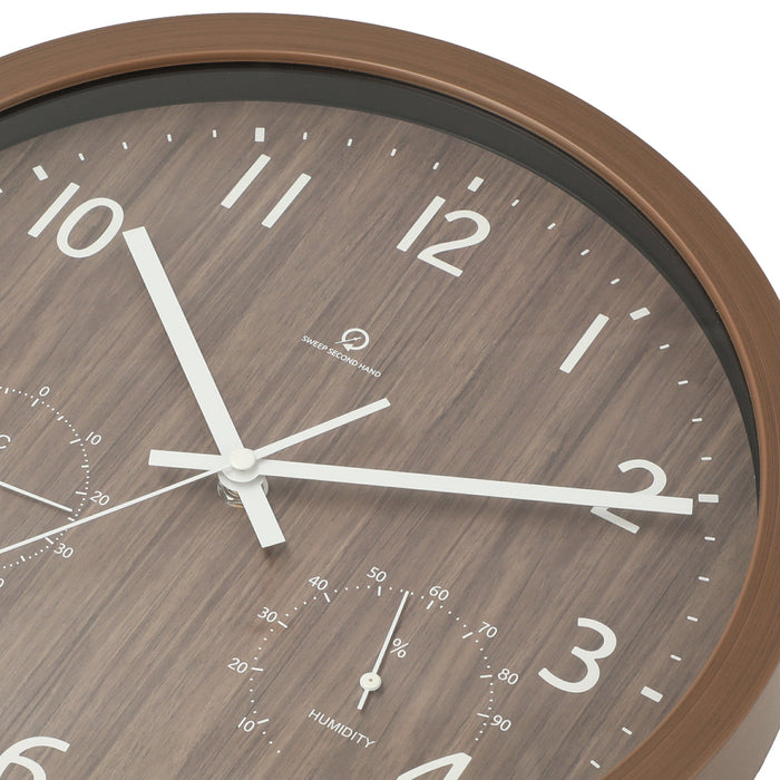 2WAY TABLE/WALL CLOCK FORET 30SW-TH-MBR