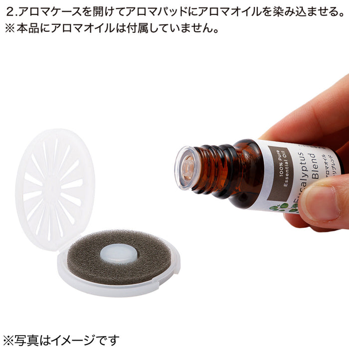 AROMA OIL CASE FOR HANDY FAN