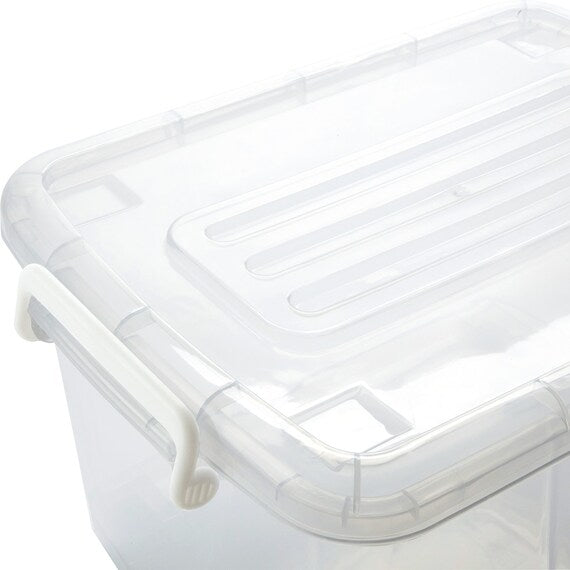 DURABLE STORAGE BOX WITH LID 81L