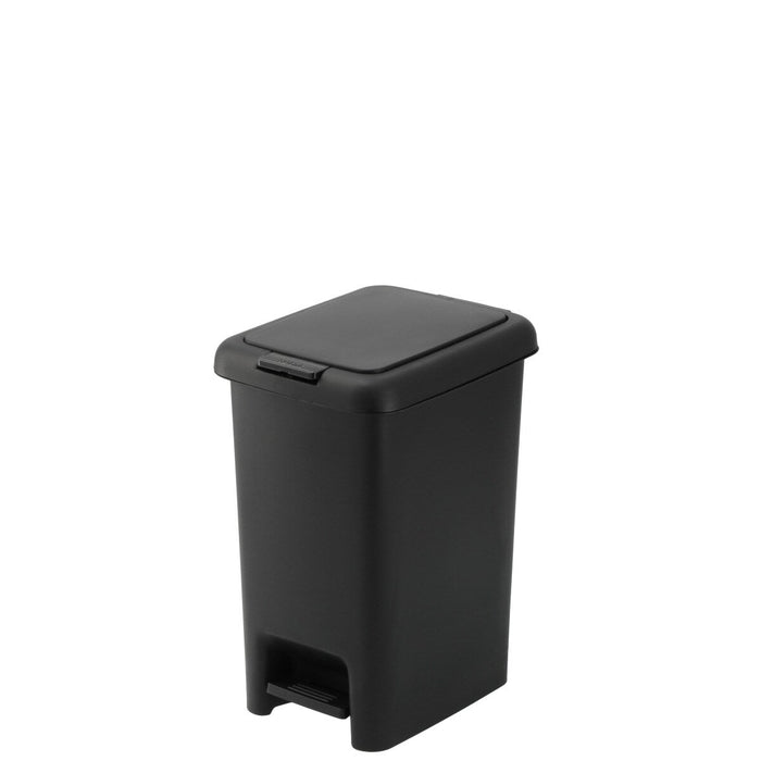 ANTIBACTERIAL AND DEODORANT STEP/PUSH DUST BIN 10L BK