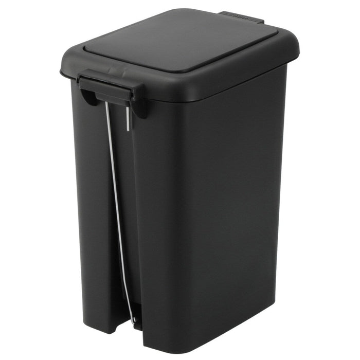 ANTIBACTERIAL AND DEODORANT STEP/PUSH DUST BIN 10L BK