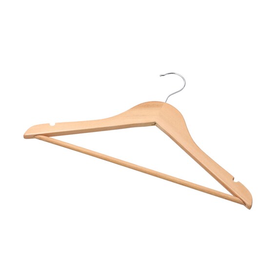 WOODEN CLOTH HANGER W38 EUCALY 5P