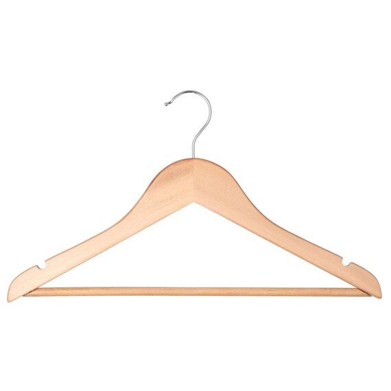 WOODEN CLOTH HANGER W38 EUCALY 5P