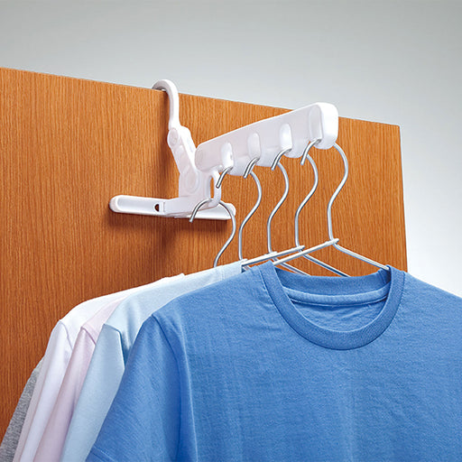 INDOOR LAUNDRY HANGER HOOK 5 ROW