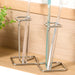 STAINLESS WIRE TOOTHBRUSH HOLDER DOUBLE