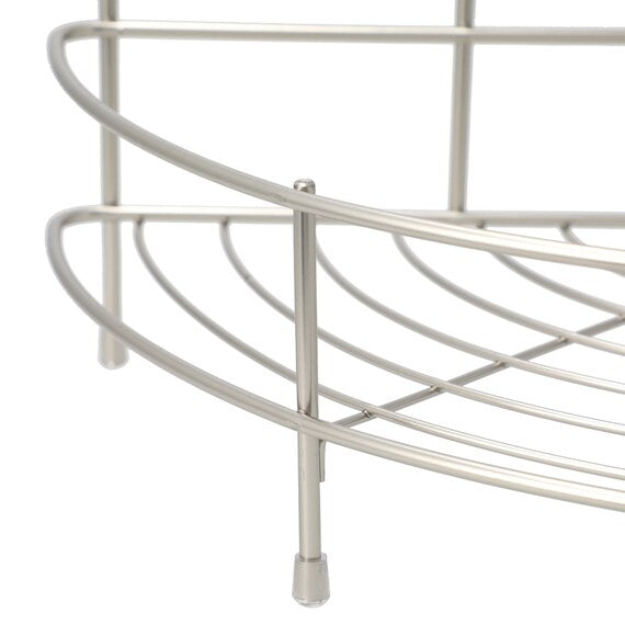 WIRE BATH RACK 2TIER CORNER FB3002 W19.5D19.5H36.5