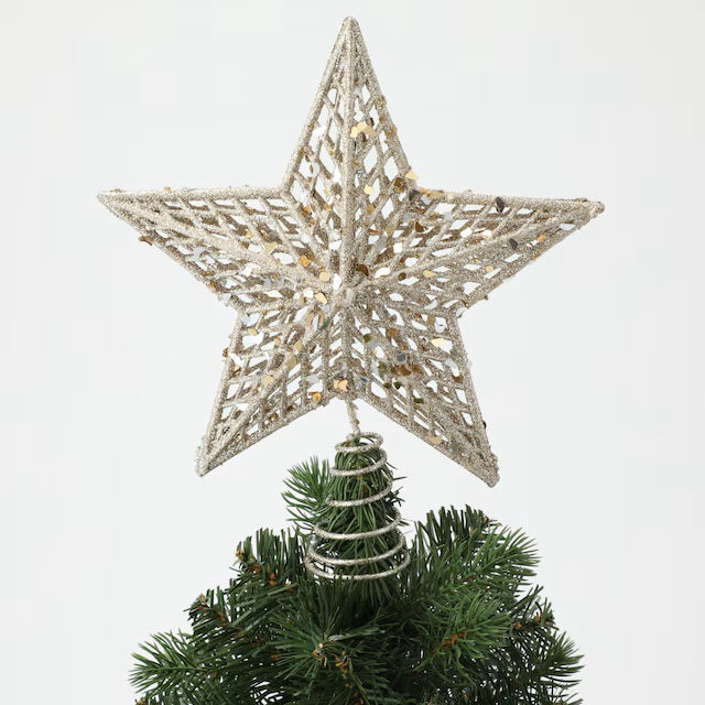 CHRISTMAS 21CM STAR TREE TOPPER YF-20-JP003 N2AS