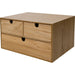 STORAGEBOX NATURAL WOOD 2STEP NA