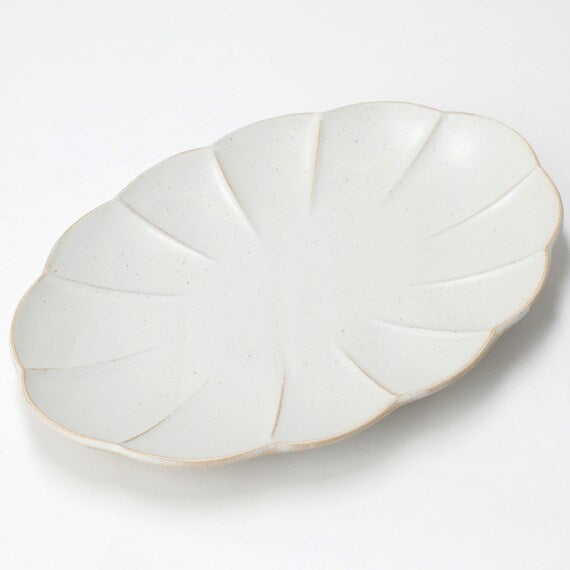 HAKUYU LIGHT WEIGHT OVAL PLATE 25 X 17.2 X 3.2CM