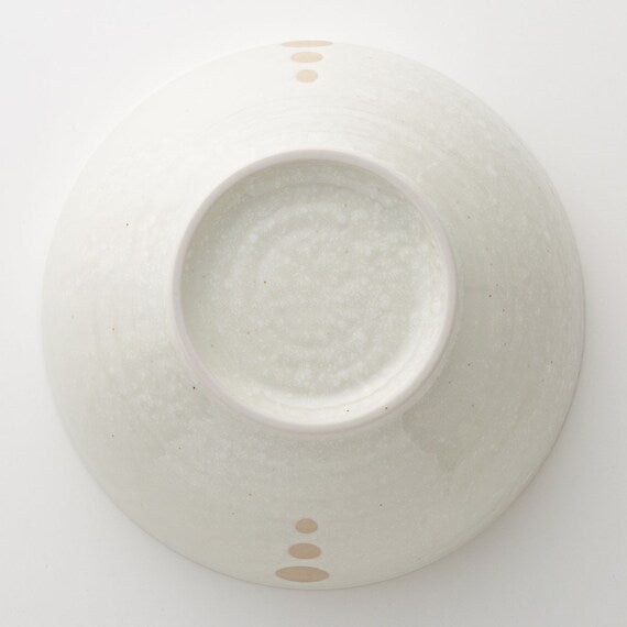 RICE BOWL SANUKI DOT WH D18.5XH8.8