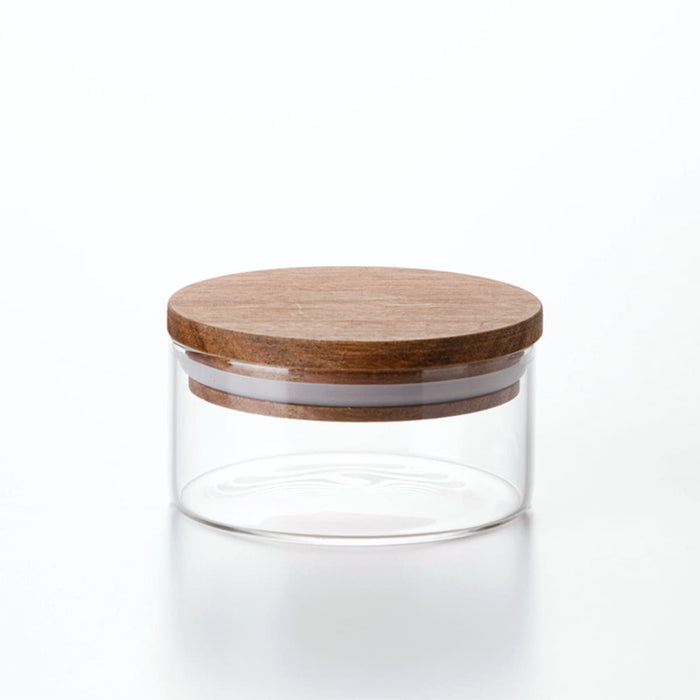 ACACIA LID GLASS CANISTER S 230ML