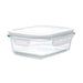 HEAT RESISTANT GLASS STORAGE CONTAINER 650ML RECTANGULAR