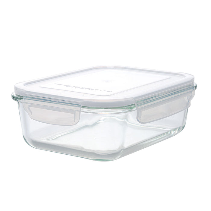 HEAT RESISTANT GLASS STORAGE CONTAINER 1040ML RECTANGULAR