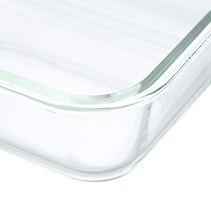 HEAT RESISTANT GLASS STORAGE CONTAINER 1040ML RECTANGULAR