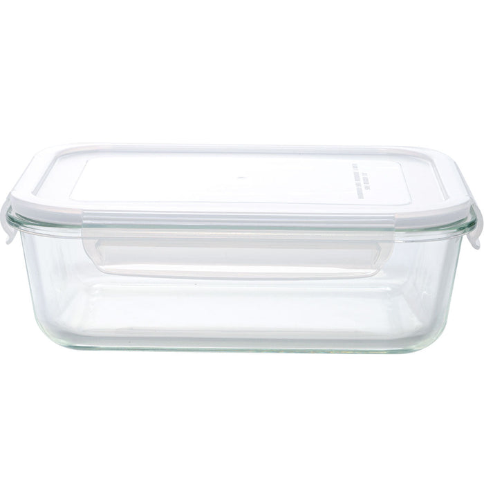 HEAT RESISTANT GLASS STORAGE CONTAINER 1500ML RECTANGULAR