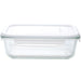 HEAT RESISTANT GLASS STORAGE CONTAINER 1500ML RECTANGULAR