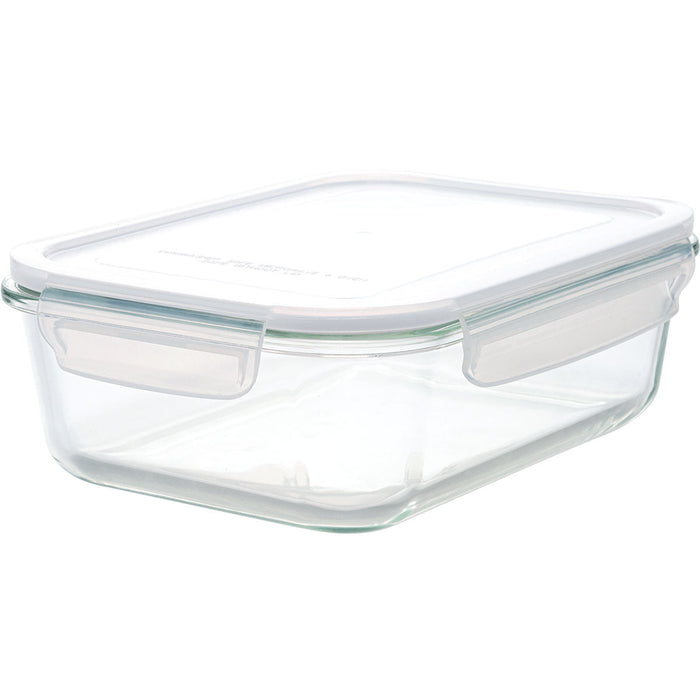 HEAT RESISTANT GLASS STORAGE CONTAINER 1500ML RECTANGULAR