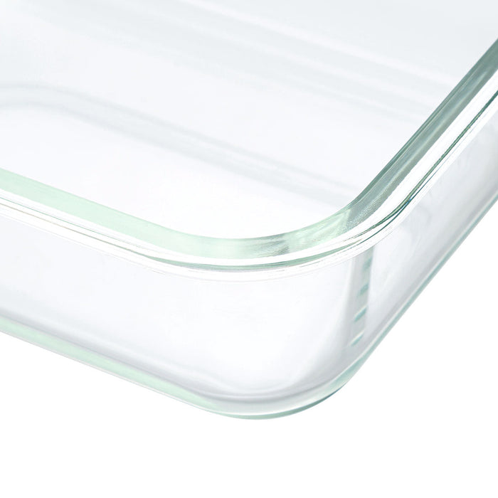 HEAT RESISTANT GLASS STORAGE CONTAINER 1500ML RECTANGULAR