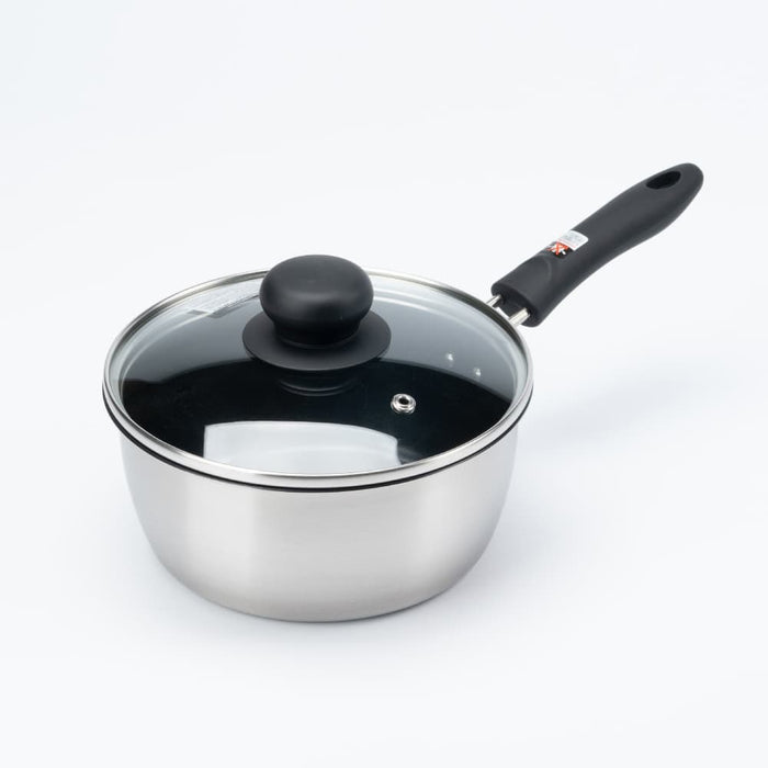 IH NON-STICK STAINLESS SAUPCE PAN 18CM KN4