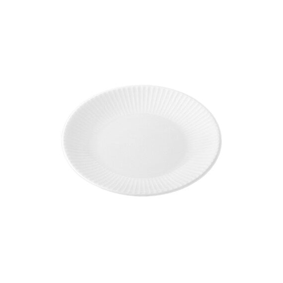 BONE CHINA 12CM STRIPED PLATE BC012