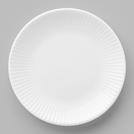 BONE CHINA 12CM STRIPED PLATE BC012