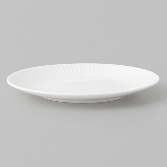 BONE CHINA 12CM STRIPED PLATE BC012