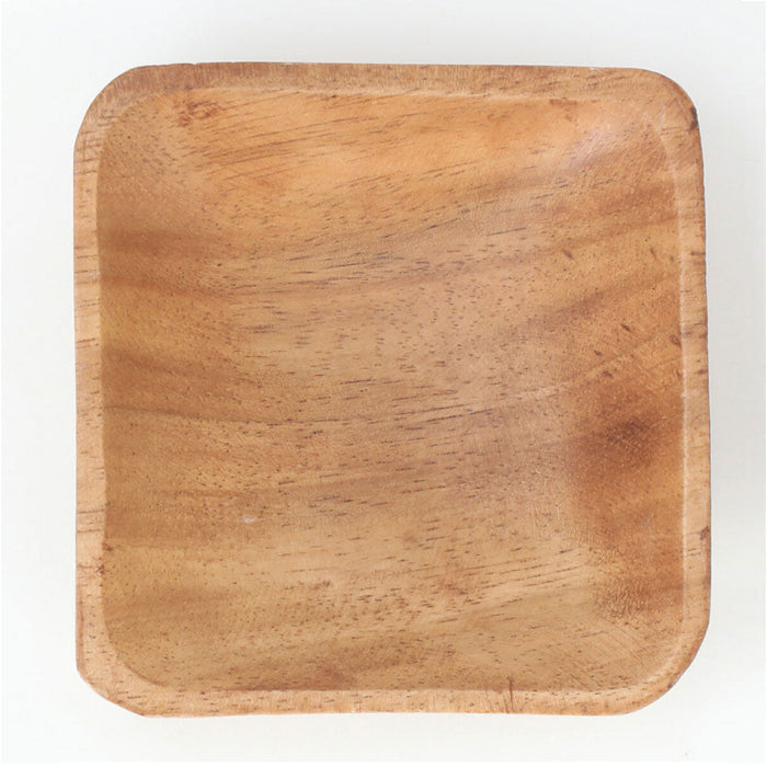 ACAIA SQUARE PLATE 10CM