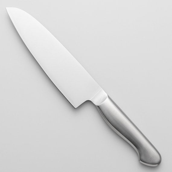 STAINLESS STEEL CHEF KNIFE SANTOKU