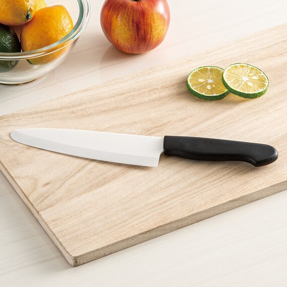 ROUND TIP 5.5IN CERAMIC SANTOKU KNIFE WH