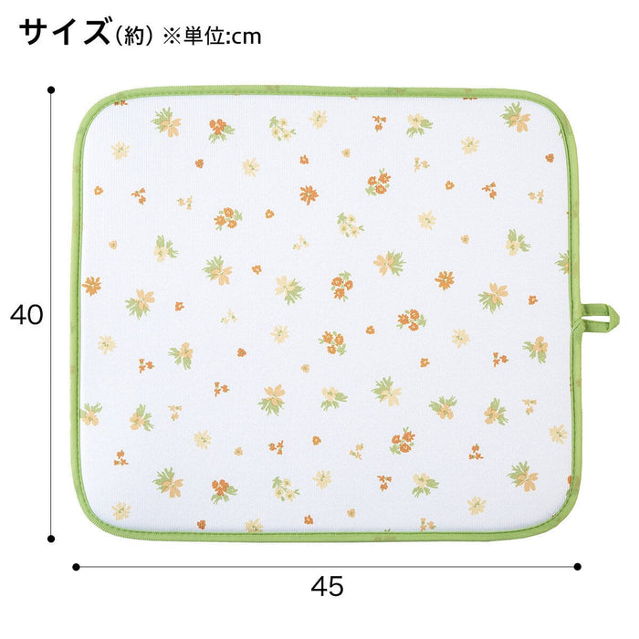 DISH DRYING MAT M 23SS FLORAL