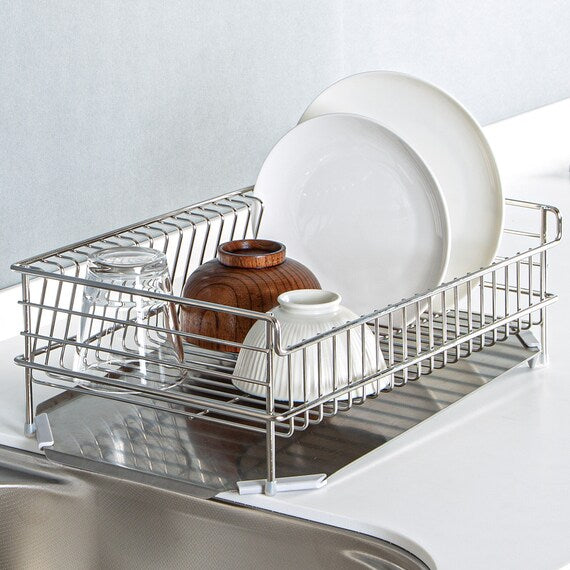 STAINLESS DISH DRAINER 1TIER-SLIM SUS