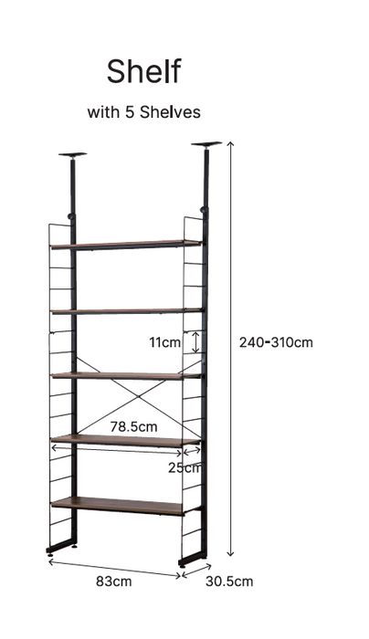 HEIGHT ADJUSTABLE SHELF WW